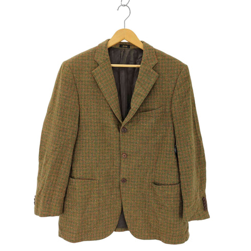 ロロピアーナ Loro Piana Bulldog カシミヤ チェック柄 テーラードジャケット メンズ