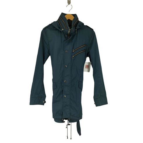 DIFFERENT RUPERT ジップフーディーハーフコート メンズ 2