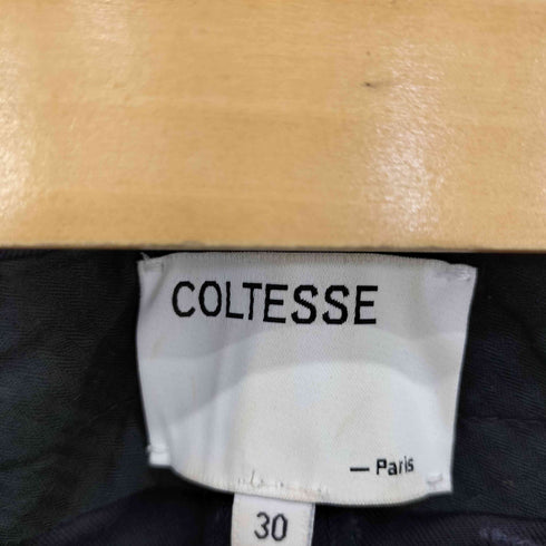 COLTESSE ノータックセンタープレスコットンパンツ メンズ 30