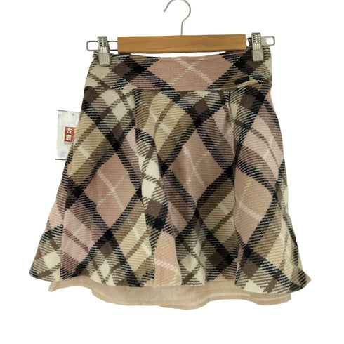 ブルーレーベルクレストブリッジ BLUE LABEL CRESTBRIDGE チェックフレアスカート レディース 36