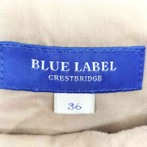 ブルーレーベルクレストブリッジ BLUE LABEL CRESTBRIDGE チェックフレアスカート レディース 36