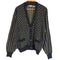 BUGATCHI 総柄切替アクリルニット メンズ import:M