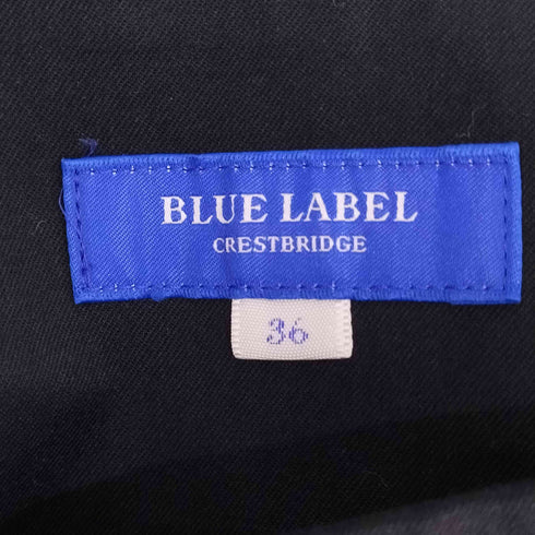 ブルーレーベルクレストブリッジ BLUE LABEL CRESTBRIDGE ベルテッドプリーツスカート レディース 36