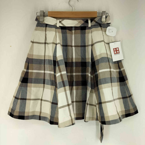 ブルーレーベルクレストブリッジ BLUE LABEL CRESTBRIDGE チェックフレアスカート レディース 36