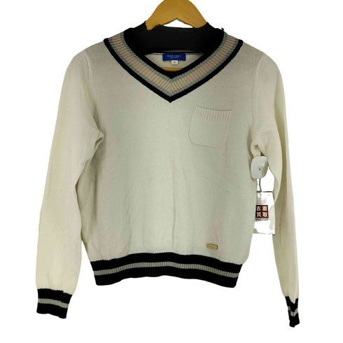 ブルーレーベルクレストブリッジ BLUE LABEL CRESTBRIDGE チルデンニットセーター レディース 38