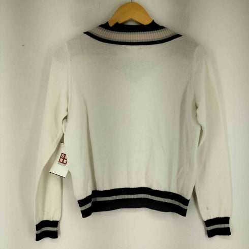 ブルーレーベルクレストブリッジ BLUE LABEL CRESTBRIDGE チルデンニットセーター レディース 38