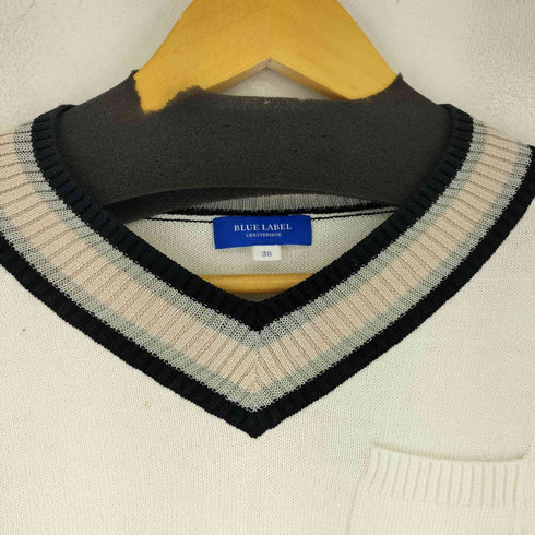 ブルーレーベルクレストブリッジ BLUE LABEL CRESTBRIDGE チルデンニットセーター レディース 38
