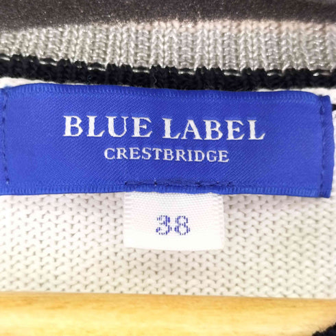 ブルーレーベルクレストブリッジ BLUE LABEL CRESTBRIDGE チルデンニットセーター レディース 38