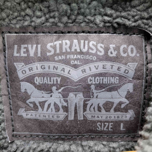 リーバイス Levis 裏ボア デニムトラッカージャケット メンズ JPN:L