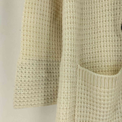 ブルーレーベルクレストブリッジ BLUE LABEL CRESTBRIDGE ファー付フードニットダッフルコート レディース 38