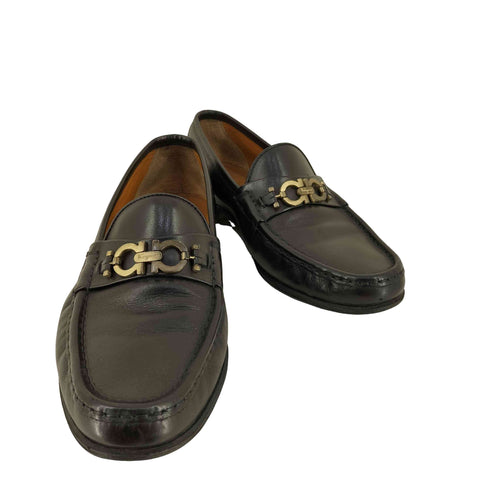 サルヴァトーレフェラガモ Salvatore Ferragamo ガンチーニ金具 ローファー メンズ 8 1/2 EE