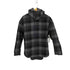 ffixxed studios GREY BLACK CHECK ウールチェックアノラックパーカー メンズ import:XS