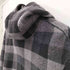 ffixxed studios GREY BLACK CHECK ウールチェックアノラックパーカー メンズ import:XS