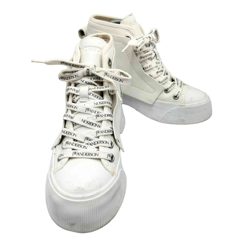 ジェイダブリューアンダーソン JW ANDERSON Leather Panel High Top Sneakers レザー パネル ハイ トップ スニーカー レディース EUR:37