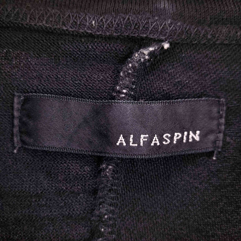 ALFASPIN アシンメトリーウールシャツ レディース JPN:M
