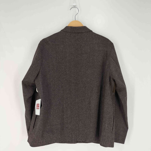 コットンハウスアヤ Cotton House Aya 素材切替 コットンポリブレンド ウール パッチワーク シャツ レディース