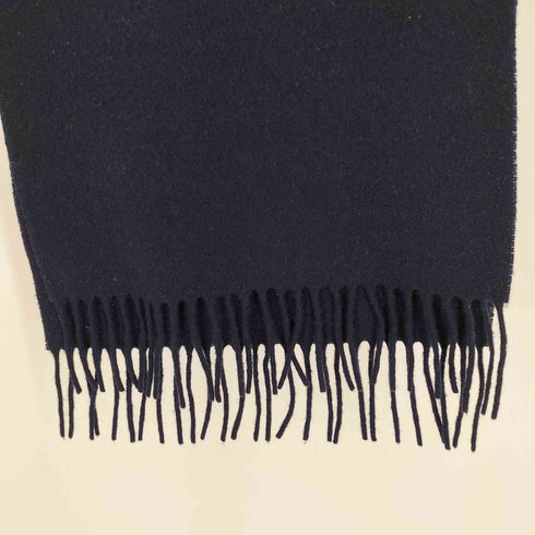 トラサルディ TRUSSARDI ロゴ 刺繍 フリンジ マフラー メンズ