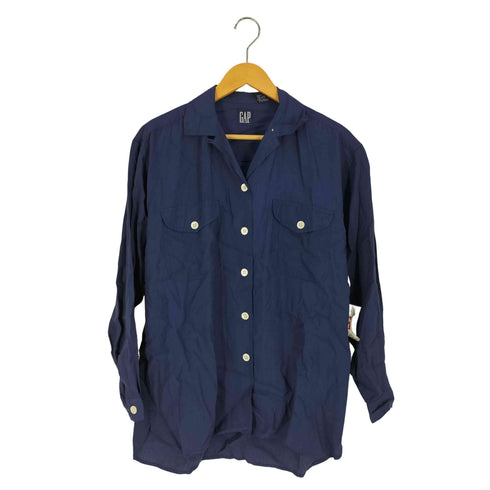 ギャップ Gap OLD GAP オールドギャップ レーヨン 開襟 オープンカラーシャツ レディース import:S