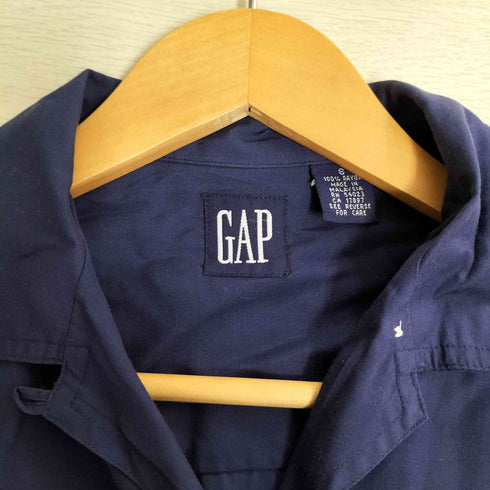 ギャップ Gap OLD GAP オールドギャップ レーヨン 開襟 オープンカラーシャツ レディース import:S