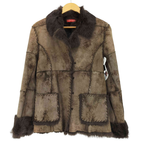 Rene Derhy ラビットファー パッチワーク ジャケット レディース import:S