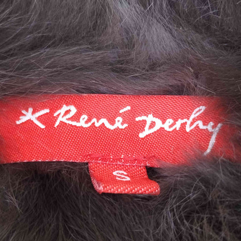 Rene Derhy ラビットファー パッチワーク ジャケット レディース import:S