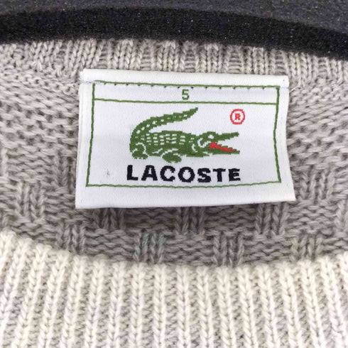 ラコステ LACOSTE ウール混 クルーネックニット メンズ 5