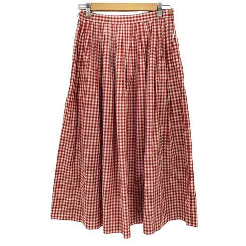 ユニクロイネスドラフレサンジュ UNIQLO INES DE LA FRESSANGE コットンツイルギャザースカート レディース 70