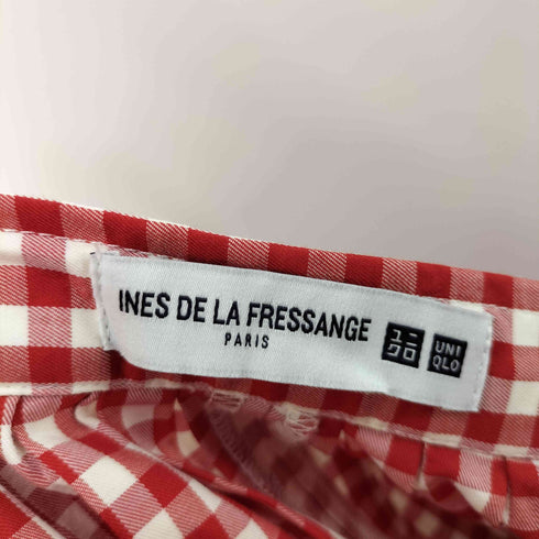 ユニクロイネスドラフレサンジュ UNIQLO INES DE LA FRESSANGE コットンツイルギャザースカート レディース 70