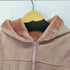 フェイクファームートンジップパーカー レディース JPN:M