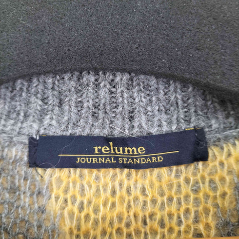 ジャーナルスタンダードレリューム JOURNAL STANDARD relume アーガイルポロニット レディース FREE