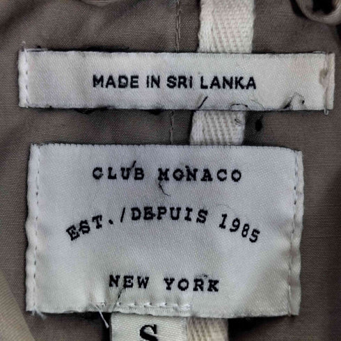 クラブモナコ CLUB MONACO スリランカ製 ステンカラーコート メンズ import:S