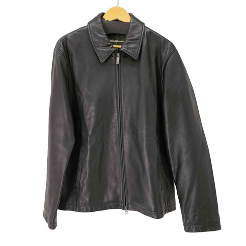 エディーバウアー Eddie Bauer 羊革 ラムレザーダブルジップジャケット メンズ JPN:L