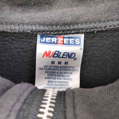 ジャージーズ JERZEES フロント刺繍 ハーフジップスウェット メンズ import:M