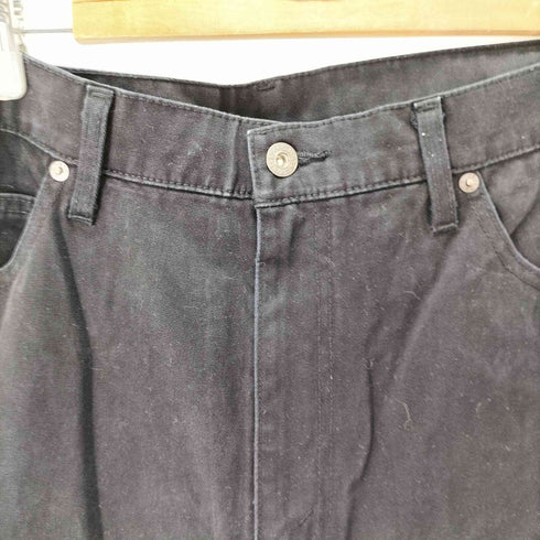 リーバイス Levis 00S 03年製 502 ストレートブラックデニム カラーパンツ バギー メンズ W38 L33