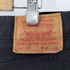 リーバイス Levis 00S 03年製 502 ストレートブラックデニム カラーパンツ バギー メンズ W38 L33