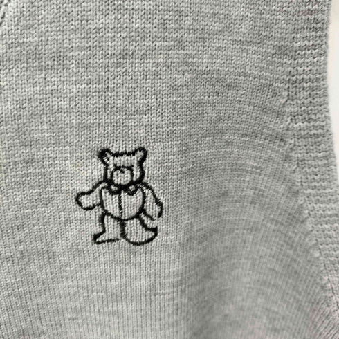 WINK AND LOVE ワンポイント刺繍 ニットベスト レディース JPN:M