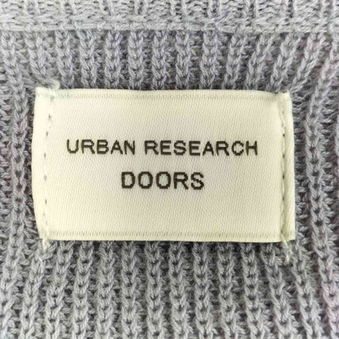 アーバンリサーチドアーズ URBAN RESEARCH DOORS コットン畦Vネックニット レディース JPN:M