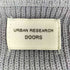 アーバンリサーチドアーズ URBAN RESEARCH DOORS コットン畦Vネックニット レディース JPN:M
