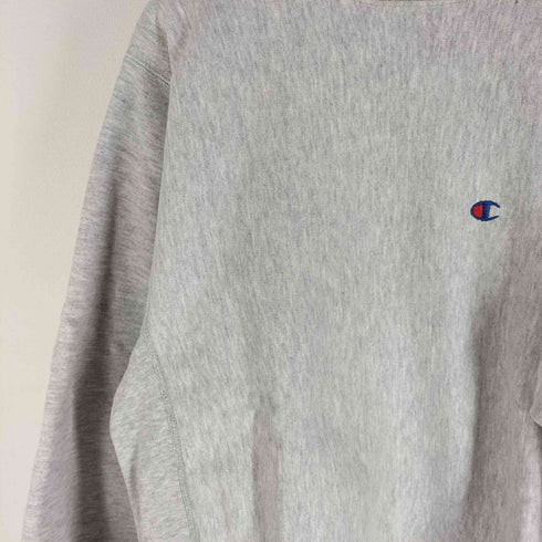 チャンピオン Champion 90s USA製 刺繍タグ REVERSE WEAVE クルーネックスウェット 目 メンズ import:L