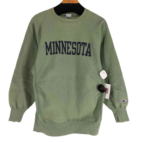 チャンピオン Champion 90s USA製 刺繍タグ REVERSE WEAVE クルーネックスウェット MINNESOTA メンズ import:XL