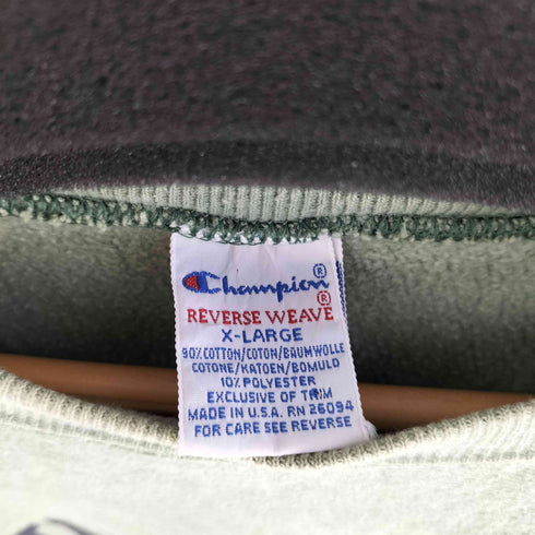 チャンピオン Champion 90s USA製 刺繍タグ REVERSE WEAVE クルーネックスウェット MINNESOTA メンズ import:XL