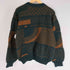 クロコダイル crocodile OLD 日本製 総柄 クルーネックウールニット セーター メンズ JPN:M