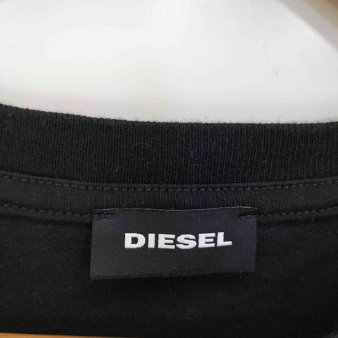 ディーゼル DIESEL レギュラーフィットリフレクターロゴTシャツ レディース import:S