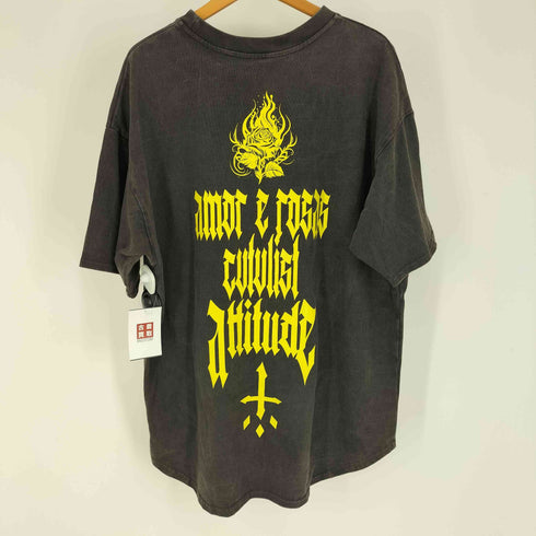 カタリスト CVTVLIST 24SS ROSE TEE ローズ プリント クルーネック Tシャツ メンズ