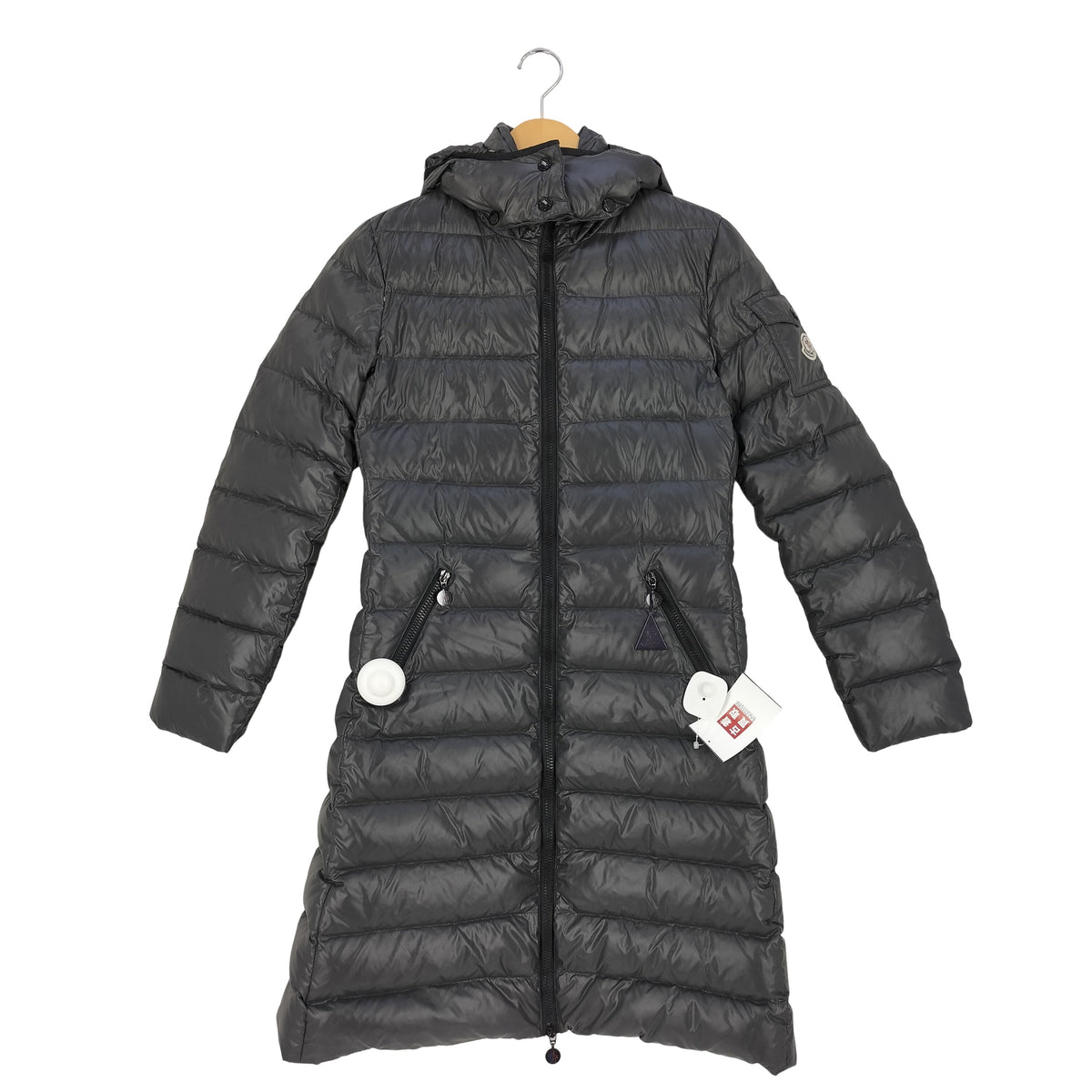 MONCLER / MOKA/モカ/ロングダウンジャケット/1/ナイロン/ベージュ/49311-05-68950 MONCLER◇MOKA/モカ/ロングダウンジャケット/1/ナイロン/ベージュ
