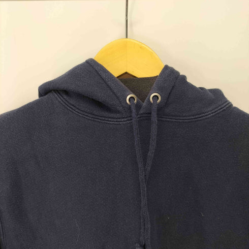 チャンピオン Champion REVERSE WEAVE 青色 単色タグ復刻 プルオーバーパーカー メンズ JPN:S