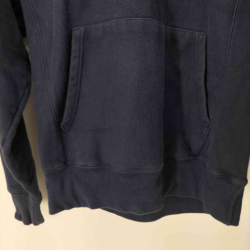 チャンピオン Champion REVERSE WEAVE 青色 単色タグ復刻 プルオーバーパーカー メンズ JPN:S