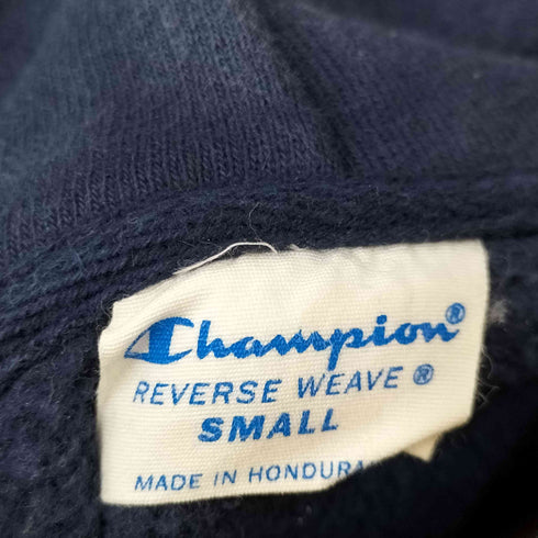 チャンピオン Champion REVERSE WEAVE 青色 単色タグ復刻 プルオーバーパーカー メンズ JPN:S