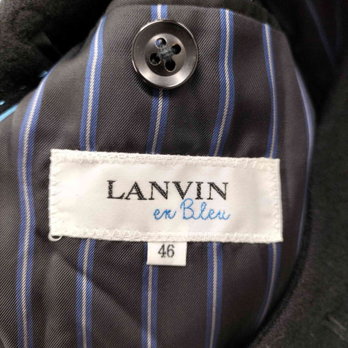 ランバンオンブルー LANVIN en Bleu カシミヤ混ステンカラーコート メンズ JPN:46