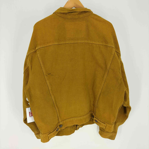 リーバイス Levis 90S USA製 デカパッチ 裏ボタン303 刻印 先染め 70598-0833 デニム トラッカージャケット 1992年製 メンズ import:XL